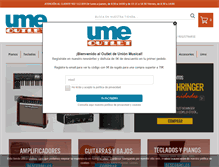 Tablet Screenshot of outletmusical.net